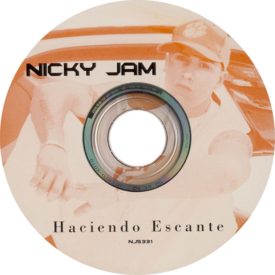 Cartula Cd de Nicky Jam - Haciendo Escante