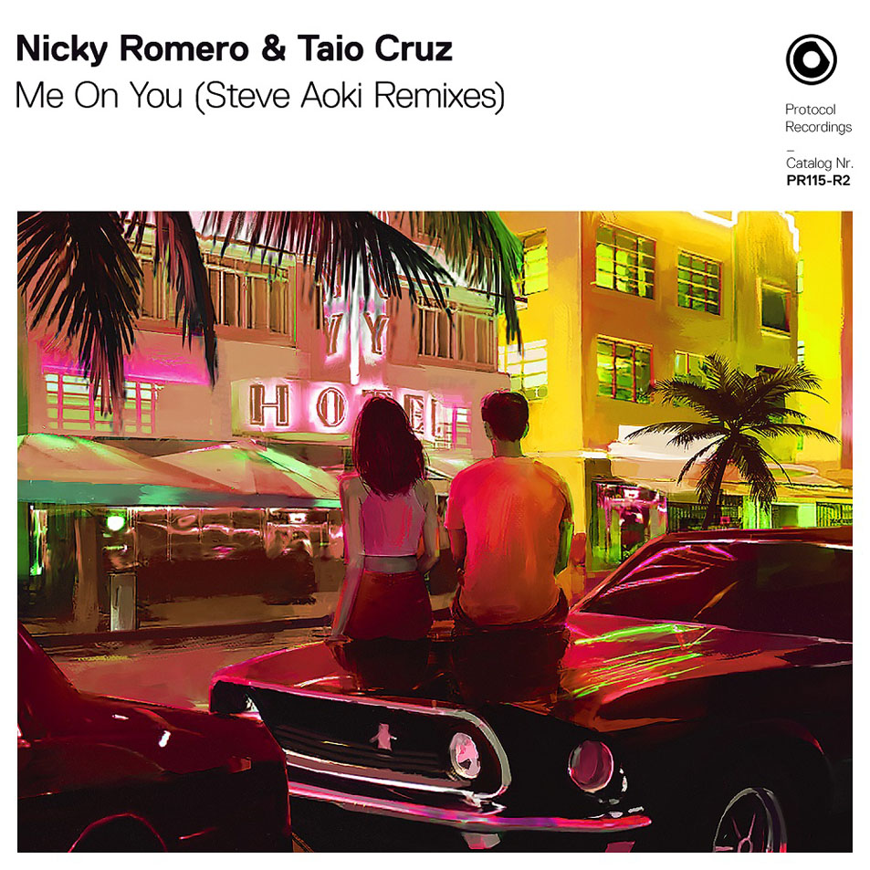 Cartula Frontal de Nicky Romero - Me On You (Featuring Taio Cruz) (Steve Aoki Remixes) (Cd Single)