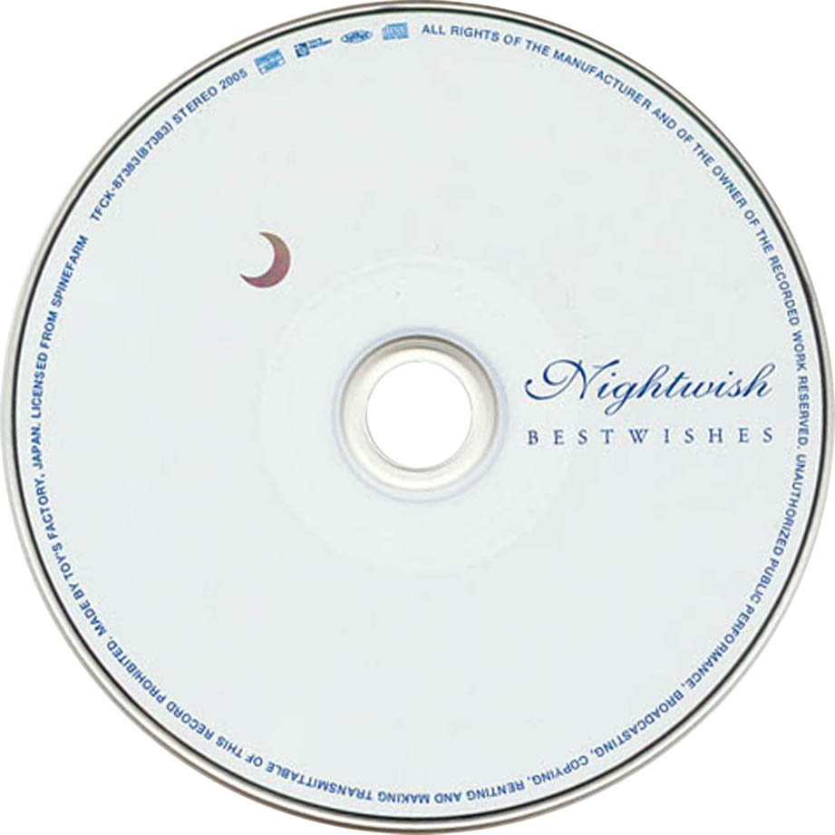 Cartula Cd de Nightwish - Best Wishes