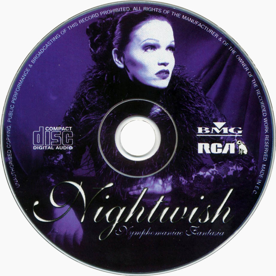 Cartula Cd de Nightwish - Nymphomaniac Fantasia