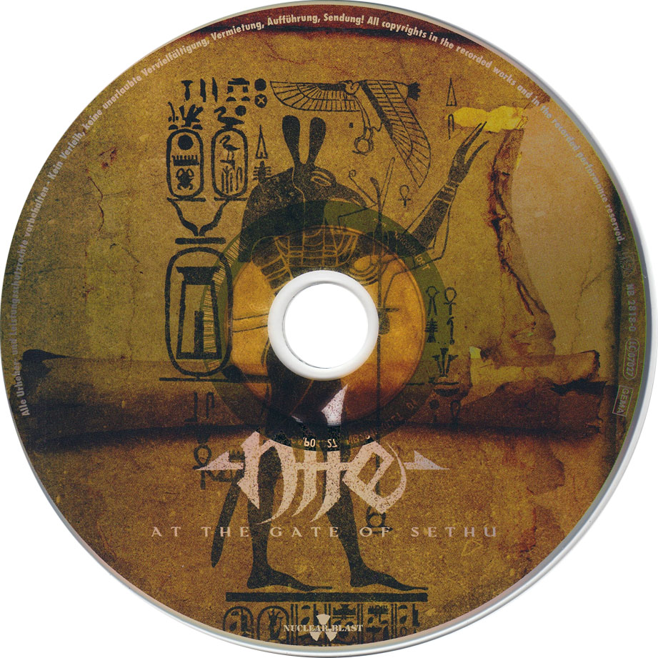 Cartula Cd de Nile - At The Gates Of Sethu