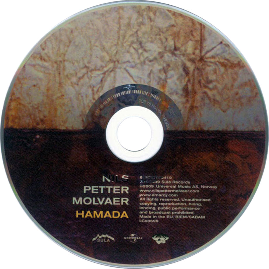 Cartula Cd de Nils Petter Molvaer - Hamada