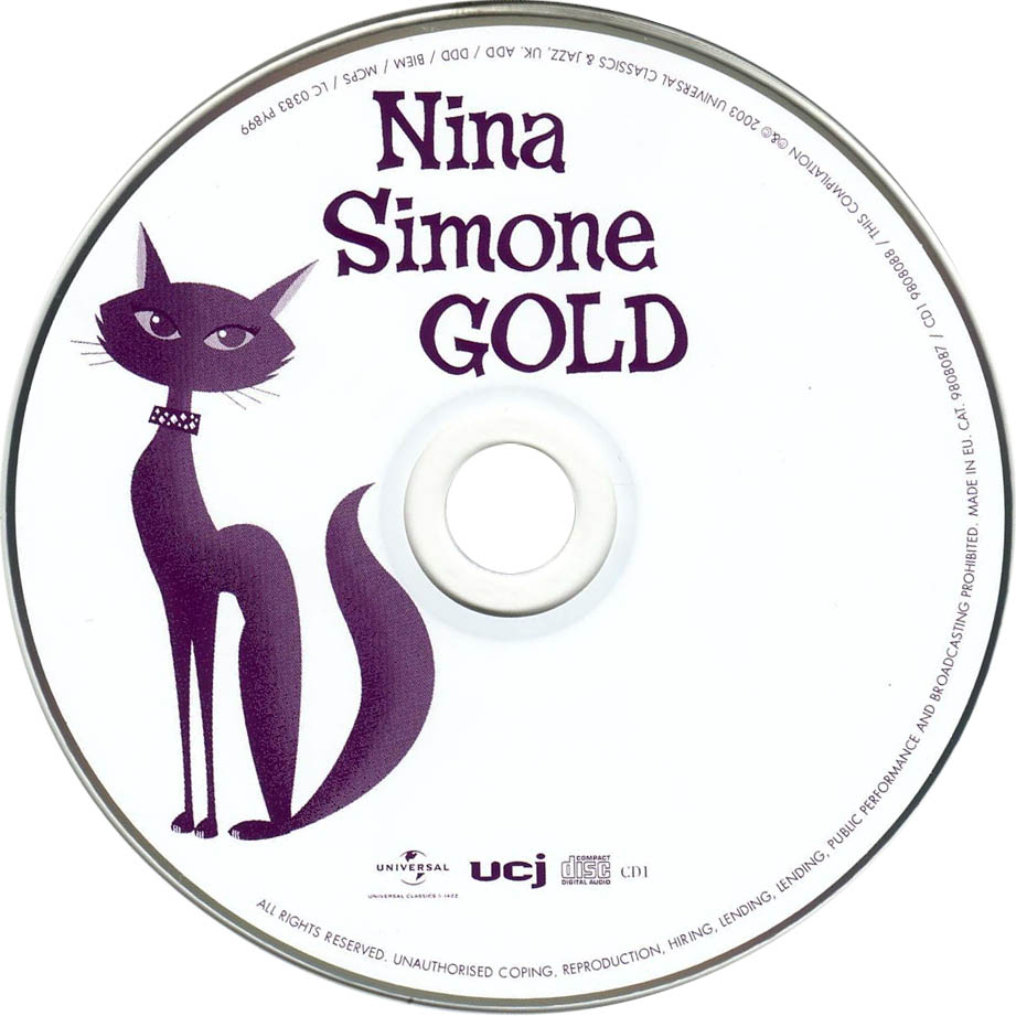 Cartula Cd1 de Nina Simone - Gold