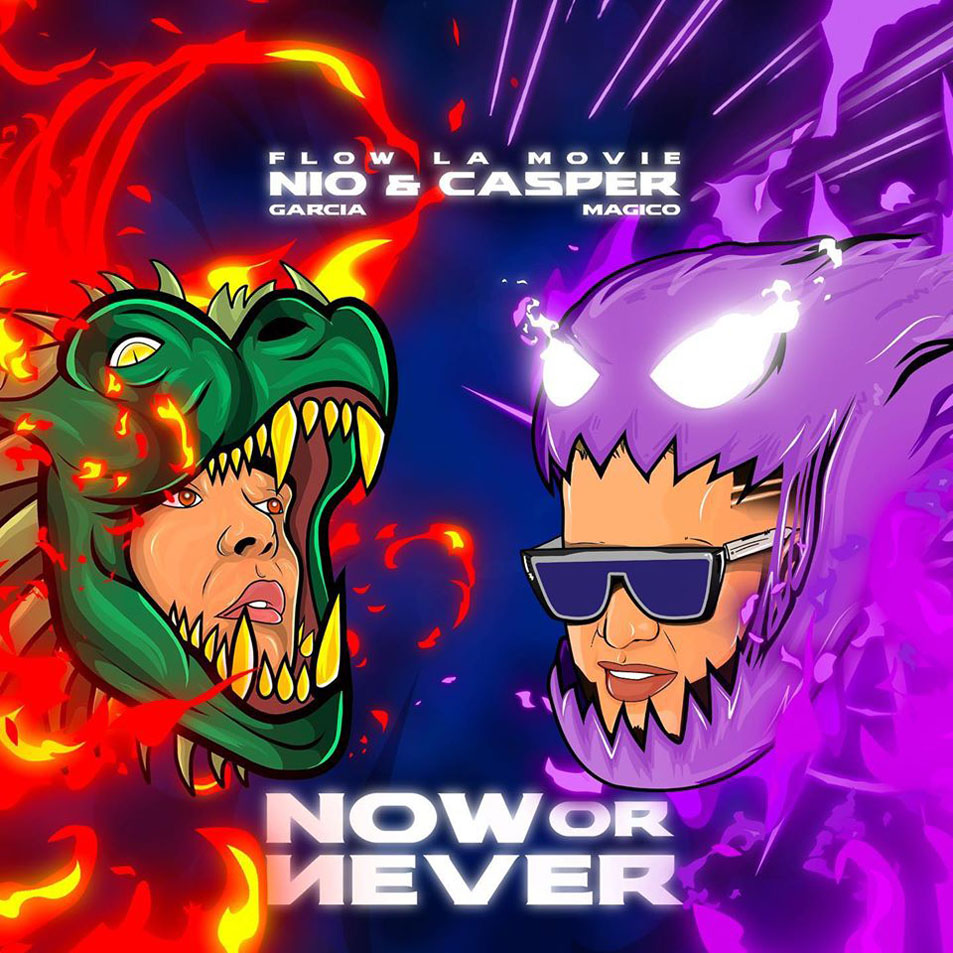 Cartula Frontal de Nio Garcia & Casper Magico - Now & Never