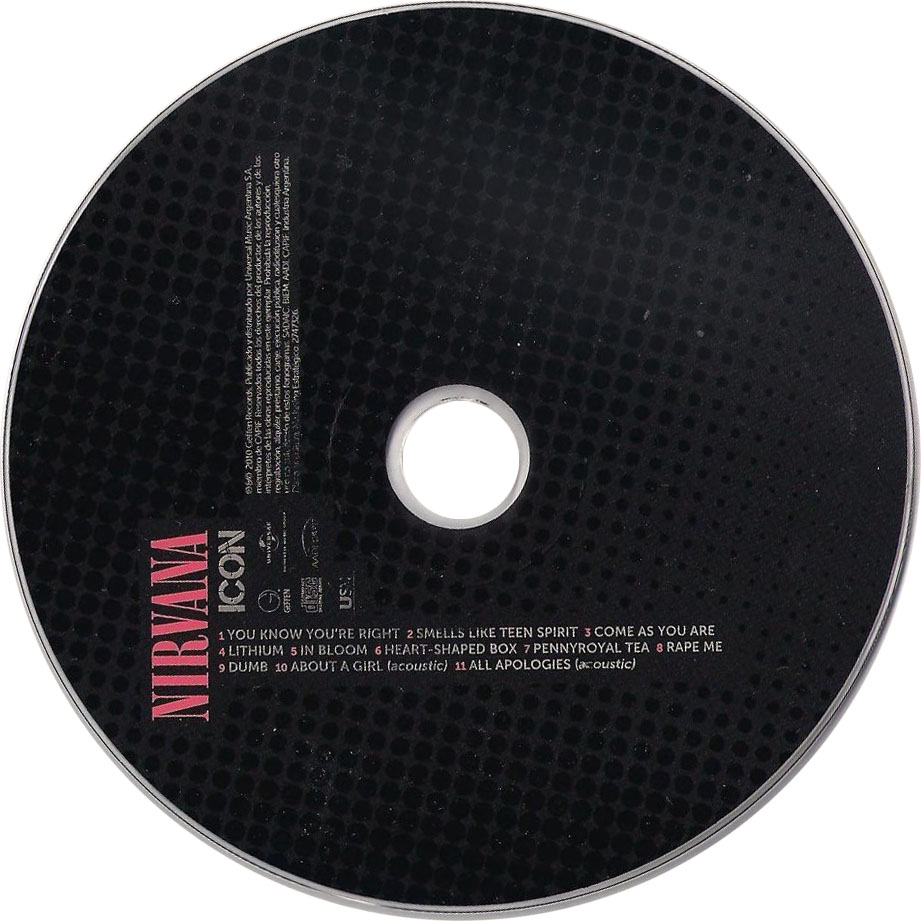Cartula Cd de Nirvana - Icon