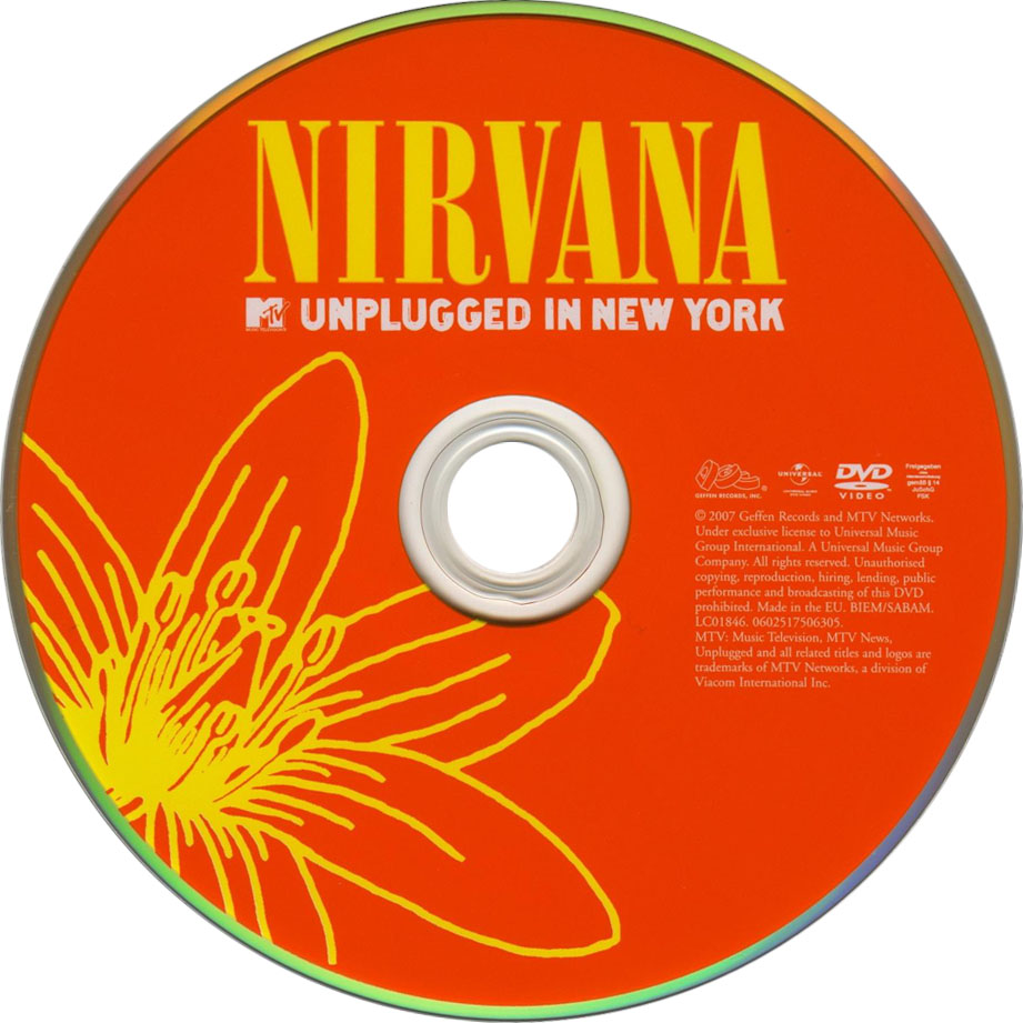 Cartula Dvd de Nirvana - Mtv Unplugged In New York (Dvd)