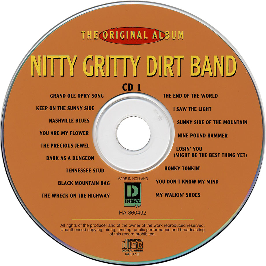 Cartula Cd1 de Nitty Gritty Dirt Band - The Hit Album