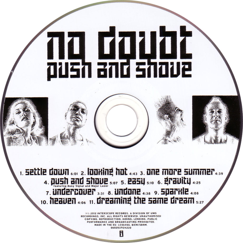 Cartula Cd1 de No Doubt - Push & Shove (Deluxe Edition)