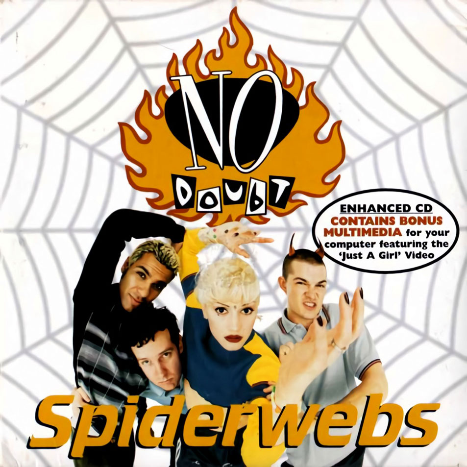 Cartula Frontal de No Doubt - Spiderwebs (Cd Single)
