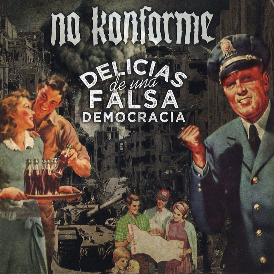 Cartula Frontal de No Konforme - Delicias De Una Falsa Democracia