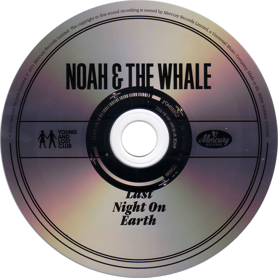 Cartula Cd de Noah And The Whale - Last Night On Earth
