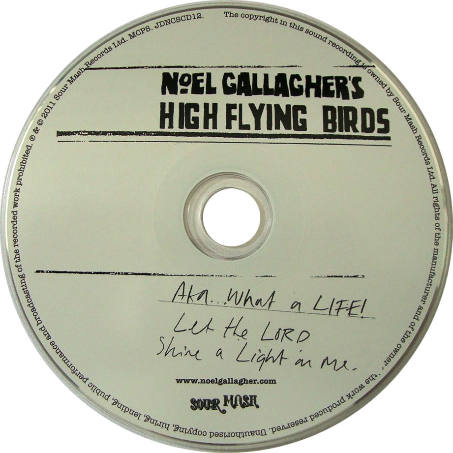 Cartula Cd de Noel Gallagher's High Flying Birds - Aka... What A Life! (Cd Single)