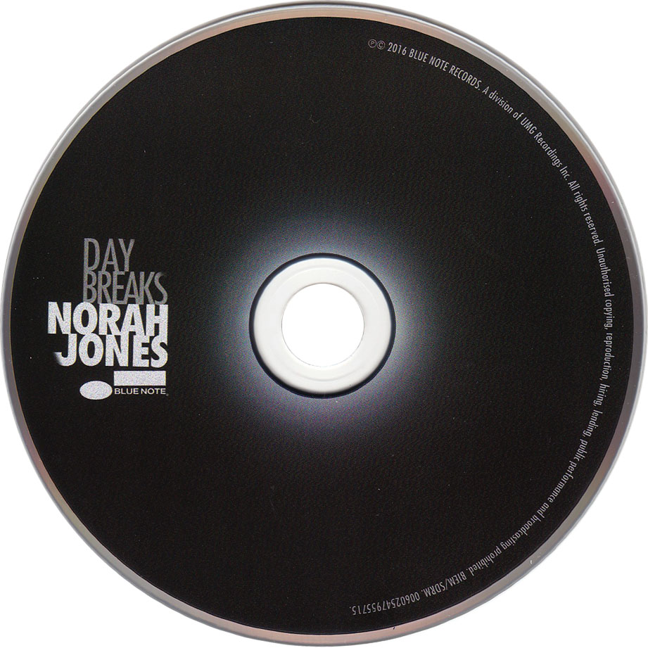 Cartula Cd de Norah Jones - Day Breaks