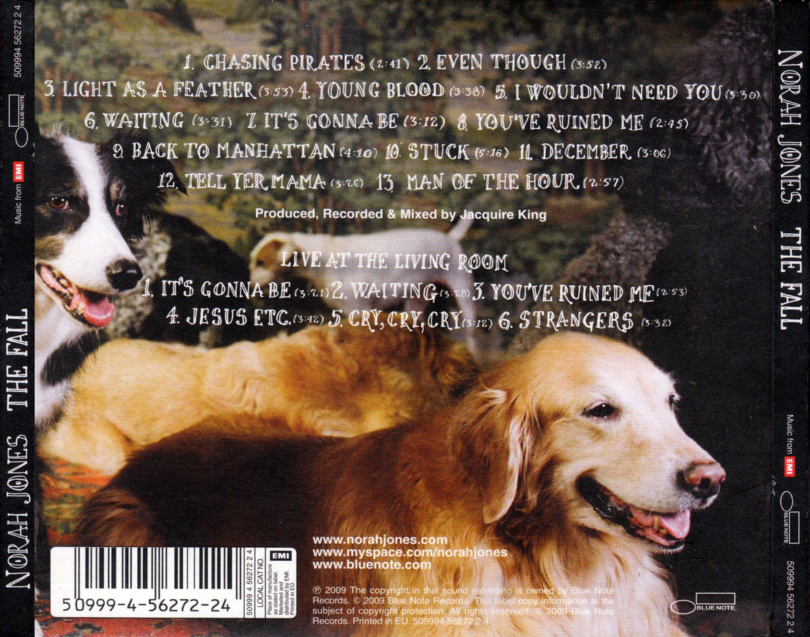 Cartula Trasera de Norah Jones - The Fall (Deluxe Edition)
