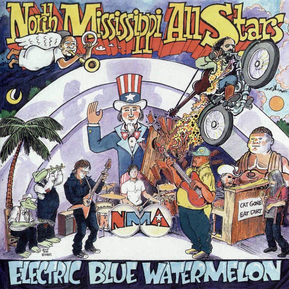 Cartula Frontal de North Mississippi All Stars - Electric Blue Watermelon