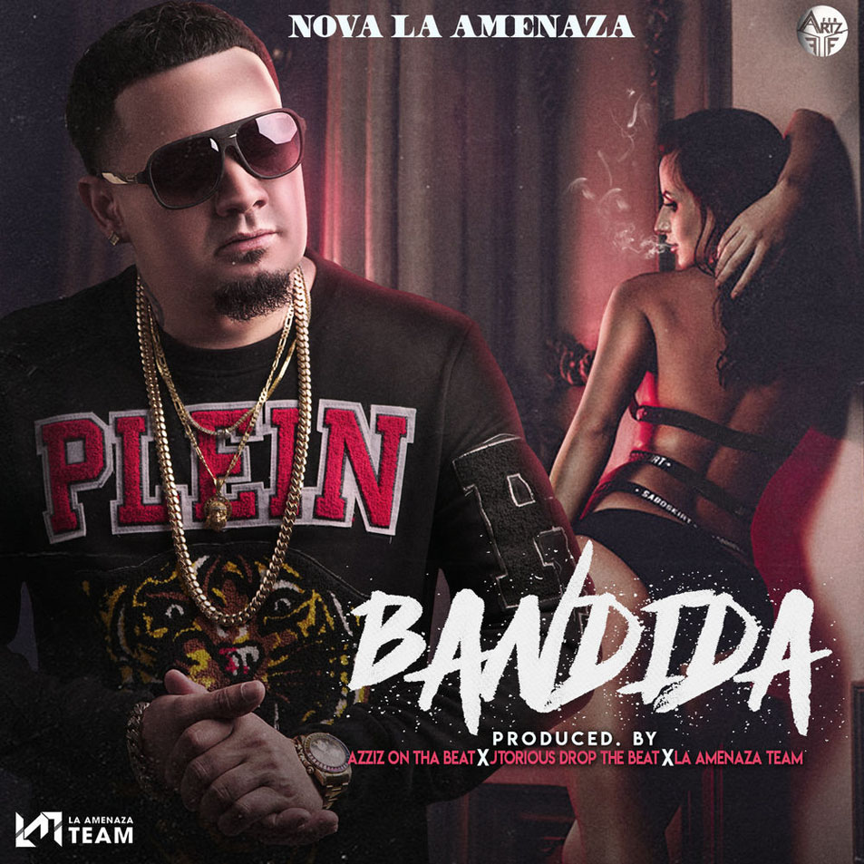 Cartula Frontal de Nova La Amenaza - Bandida (Cd Single)