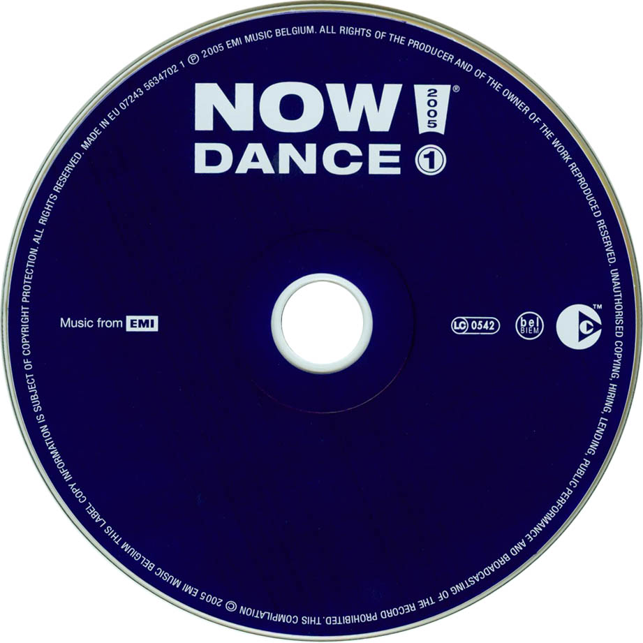 Cartula Cd de Now Dance 2005 Volume 1