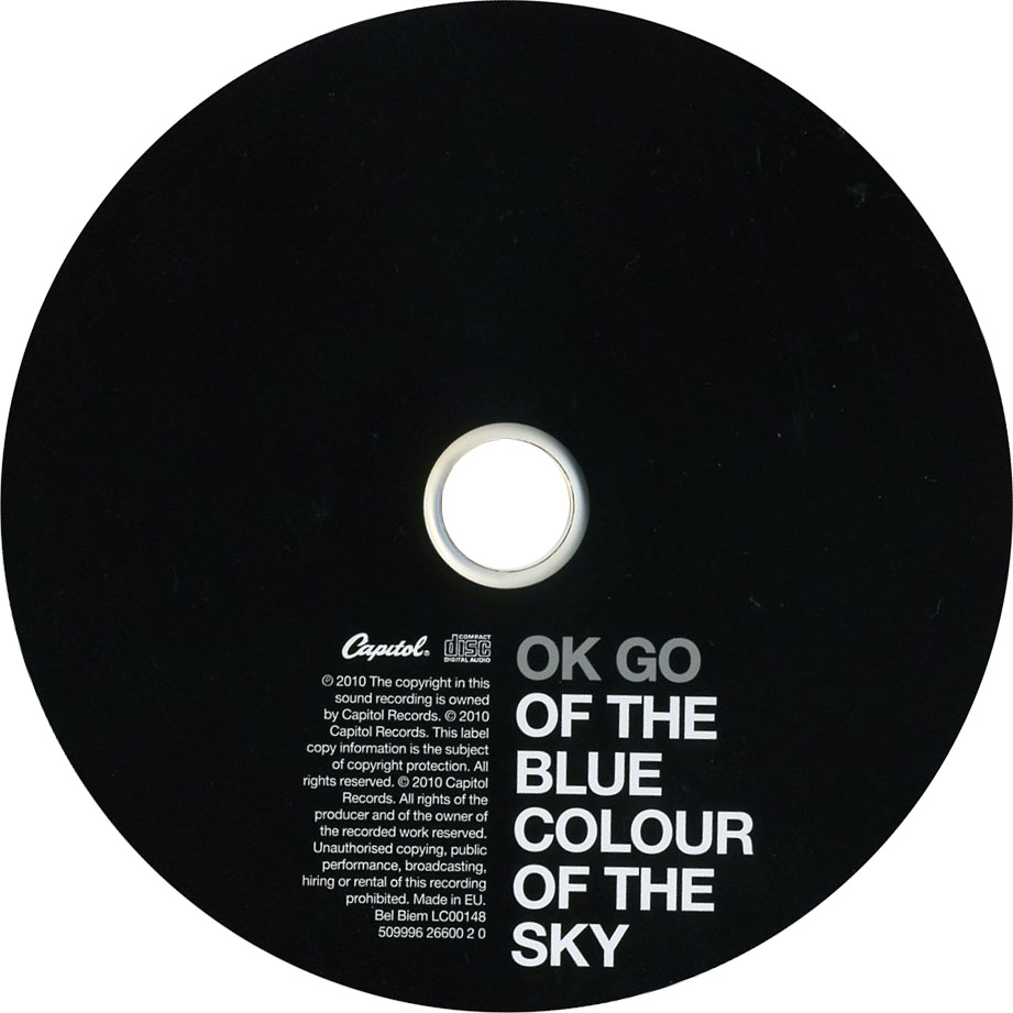 Cartula Cd de Ok Go - Of The Blue Colour Of The Sky