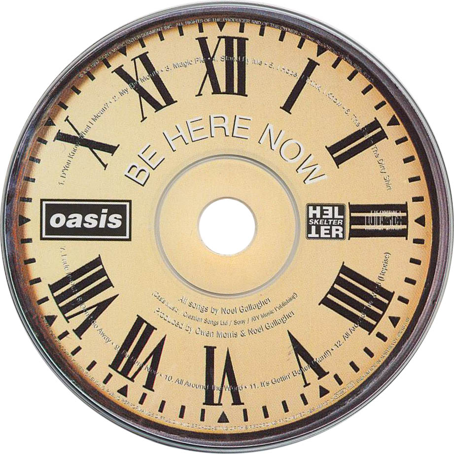 Cartula Cd de Oasis - Be Here Now