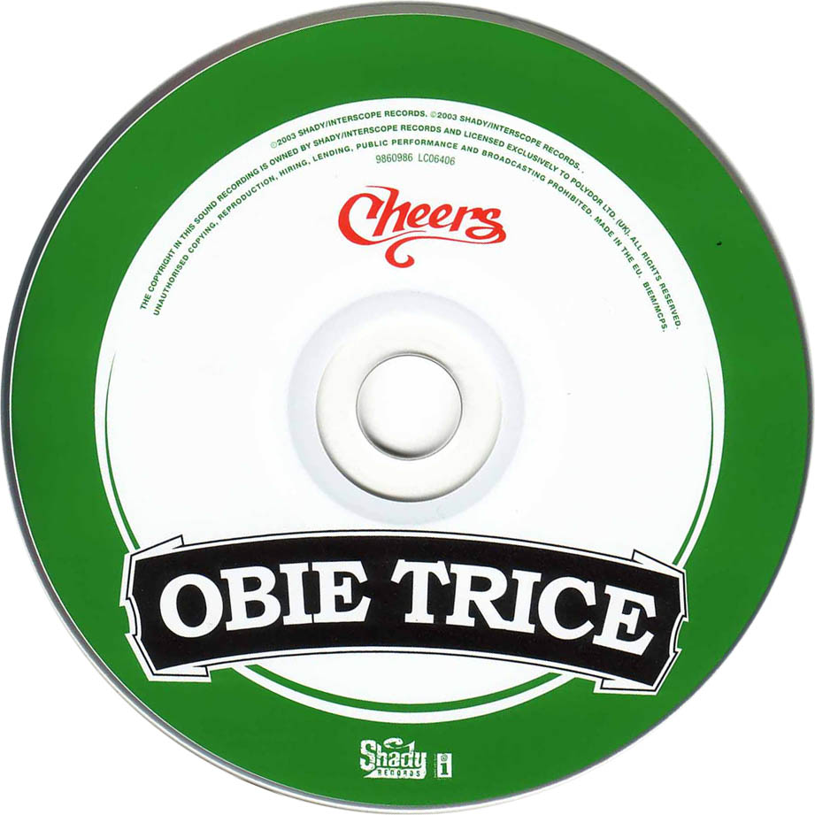 Cartula Cd de Obie Trice - Cheers
