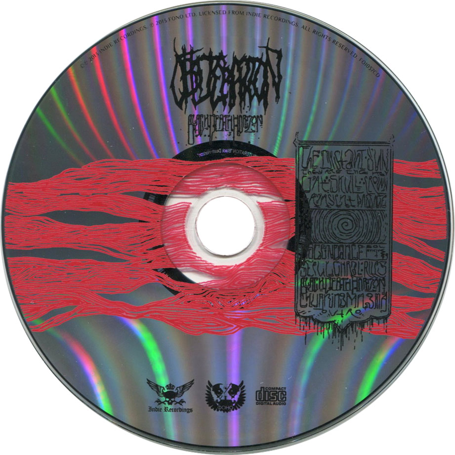 Cartula Cd de Obliteration - Black Death Horizon