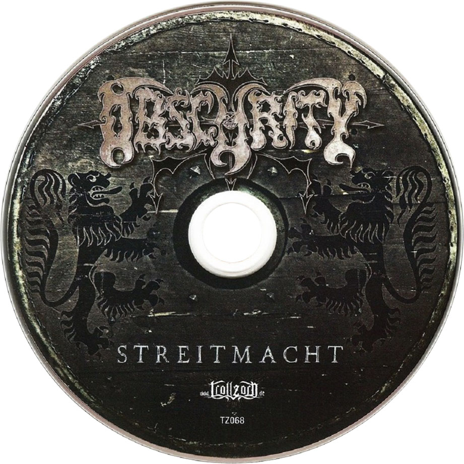 Cartula Cd de Obscurity - Streitmacht