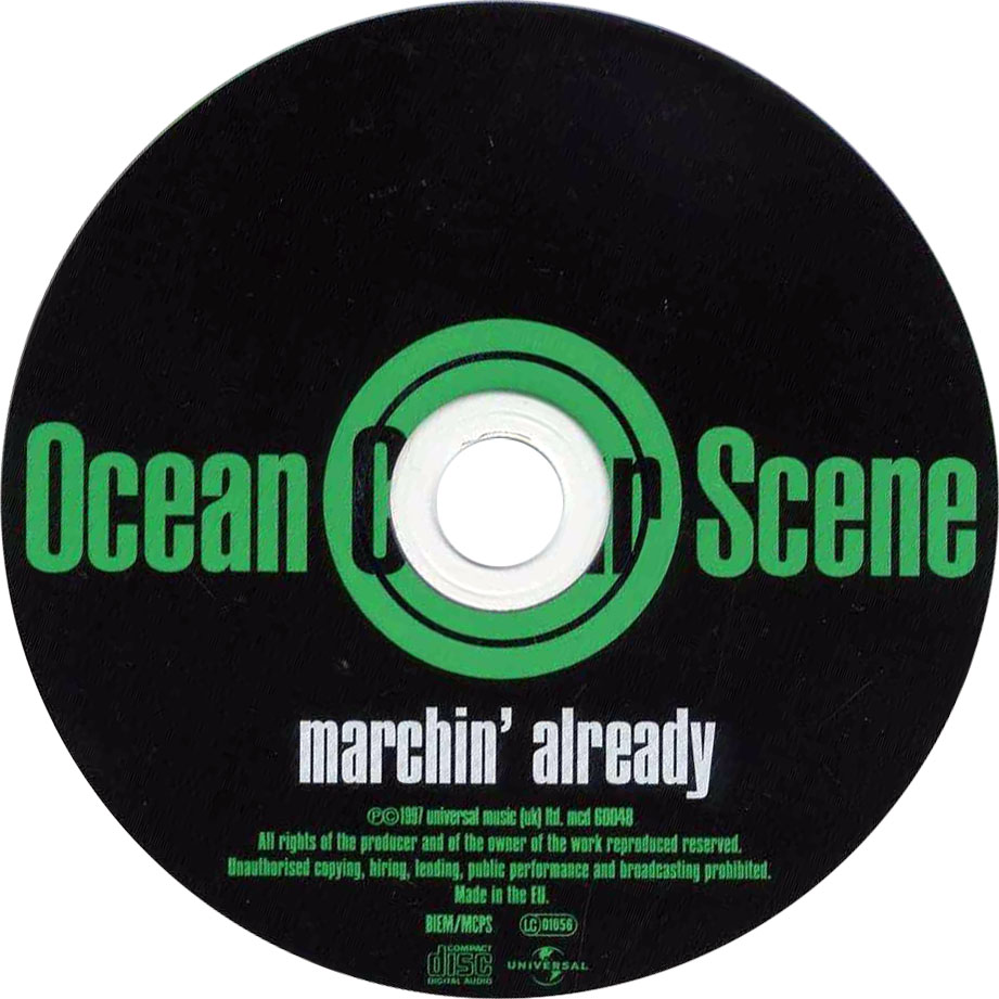 Cartula Cd de Ocean Colour Scene - Marchin' Already