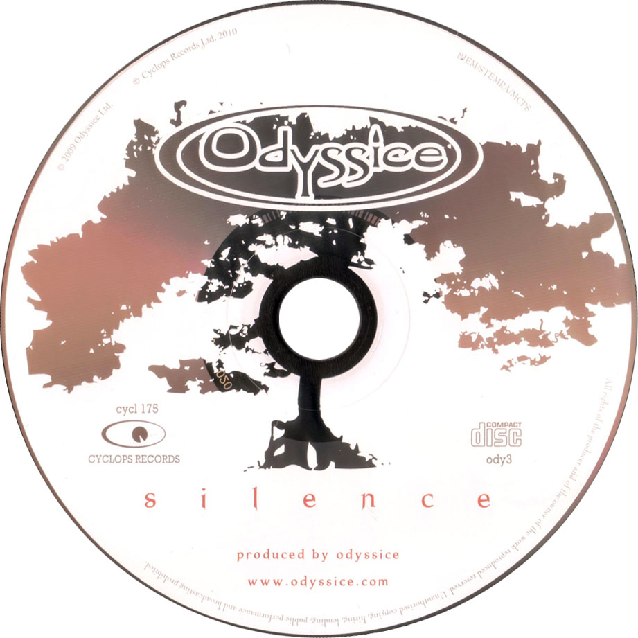 Cartula Cd de Odyssice - Silence