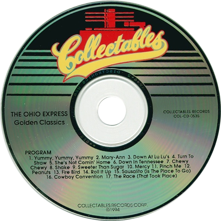 Cartula Cd de Ohio Express - Golden Classics