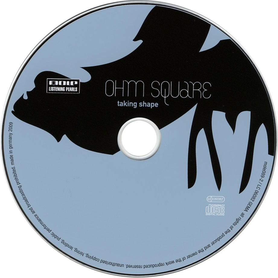 Cartula Cd de Ohm Square - Taking Shape