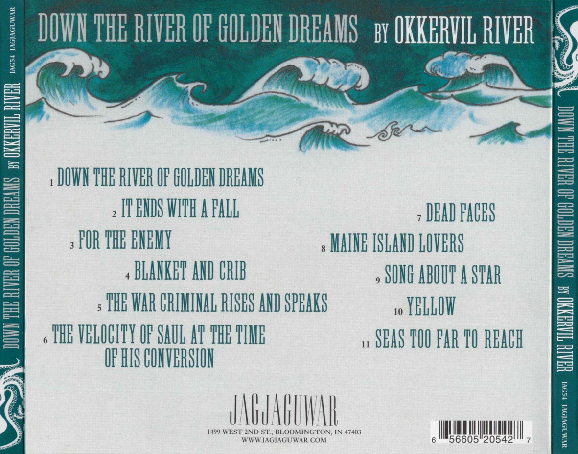 Cartula Trasera de Okkervil River - Down The River Of Golden Dreams