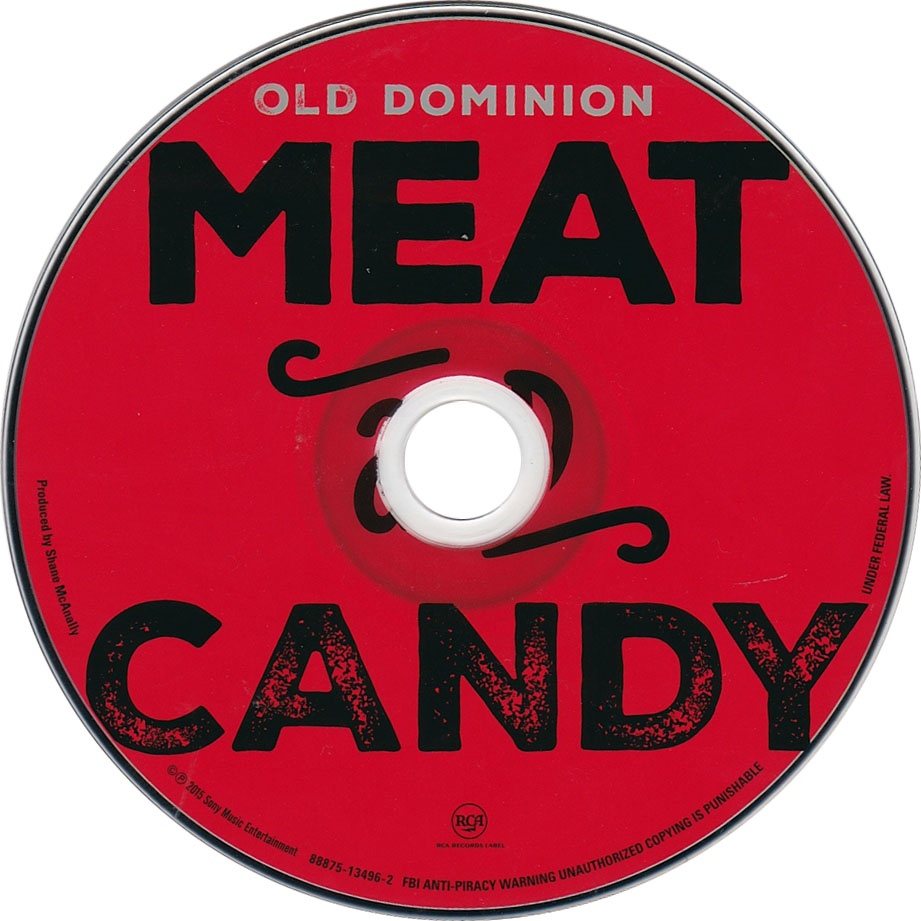 Cartula Cd de Old Dominion - Meat And Candy
