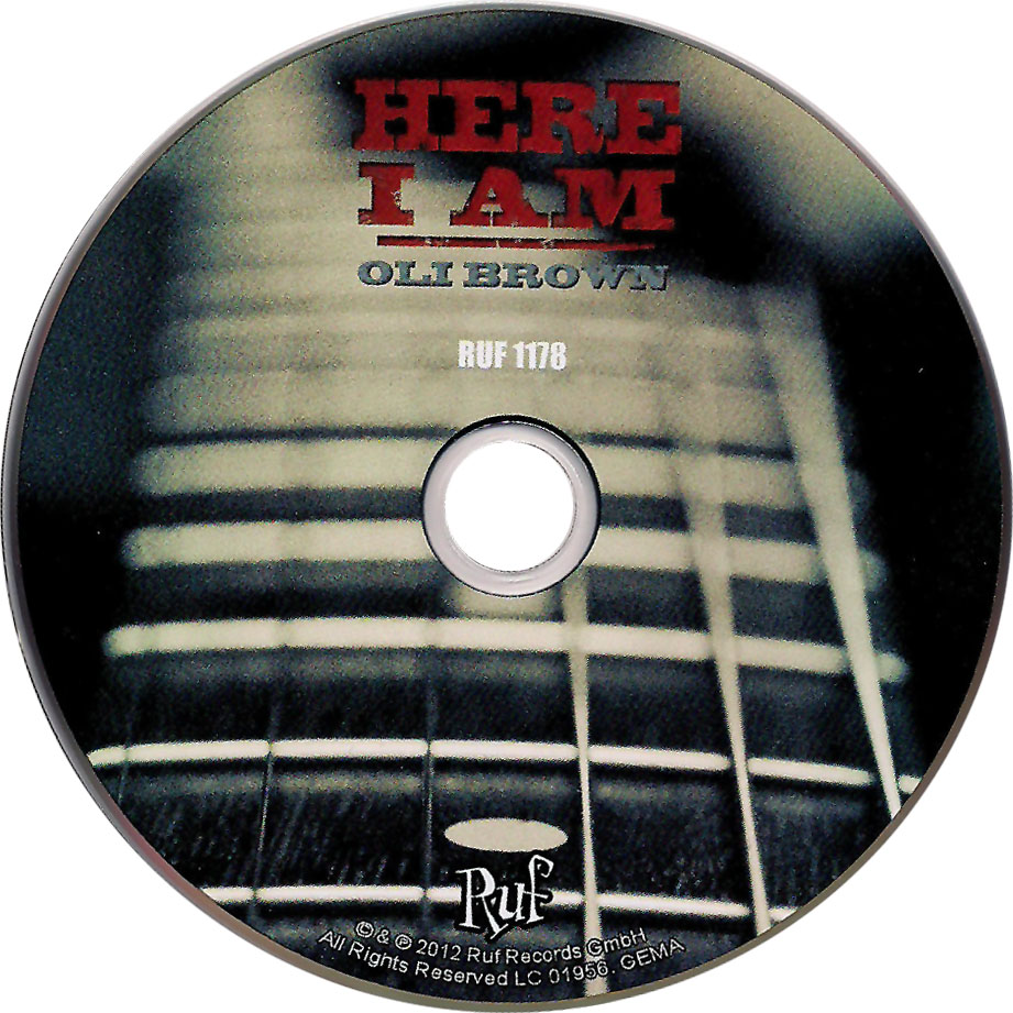 Cartula Cd de Oli Brown - Here I Am