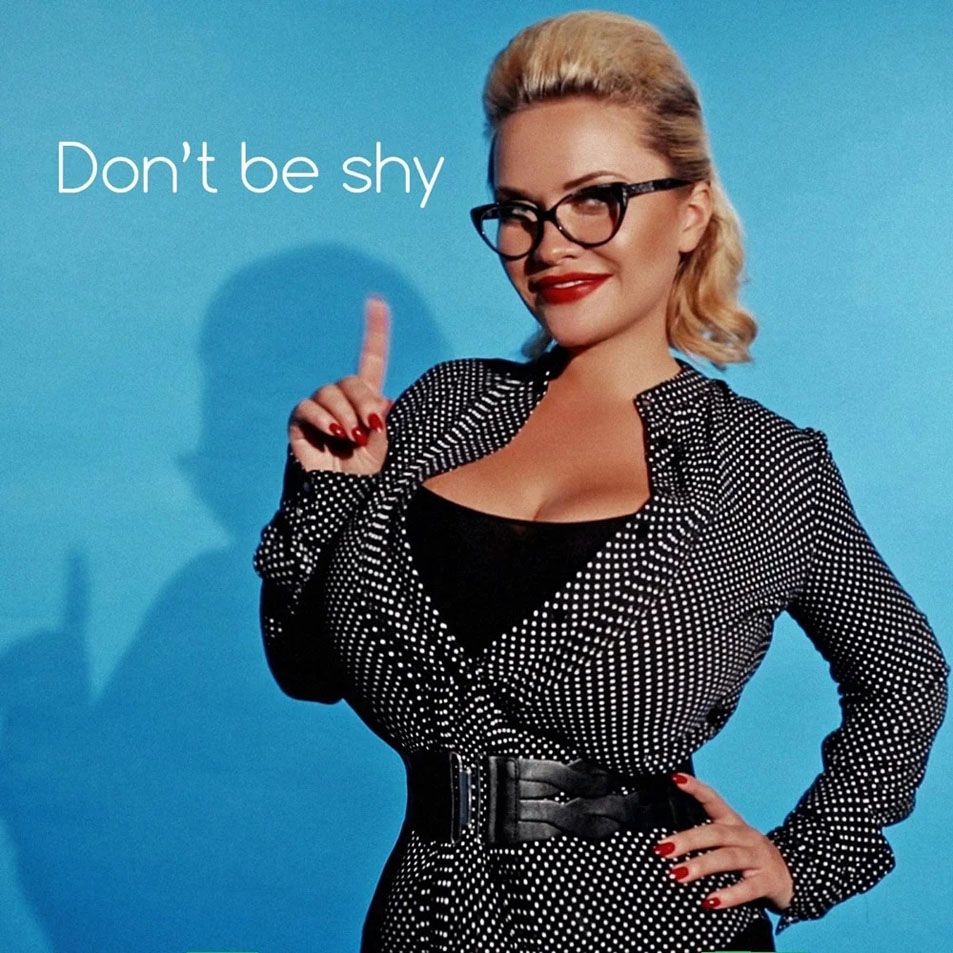 Cartula Frontal de Olyria Roy - Don't Be Shy (Cd Single)