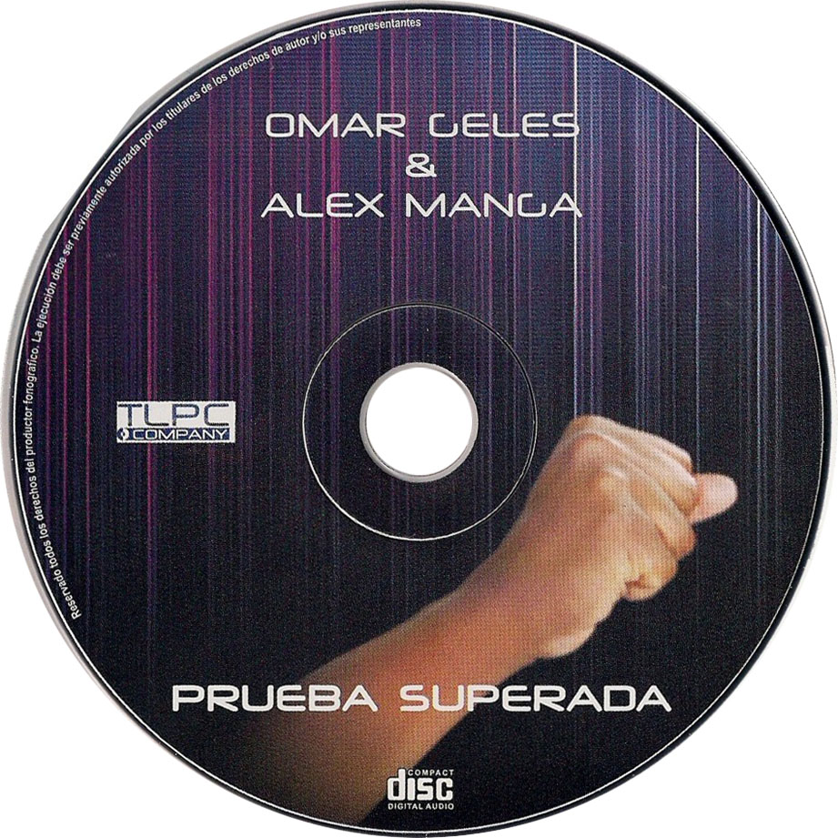 Cartula Cd de Omar Geles & Alex Manga - Prueba Superada