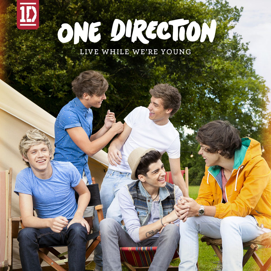 Cartula Frontal de One Direction - Live While We're Young (Cd Single)