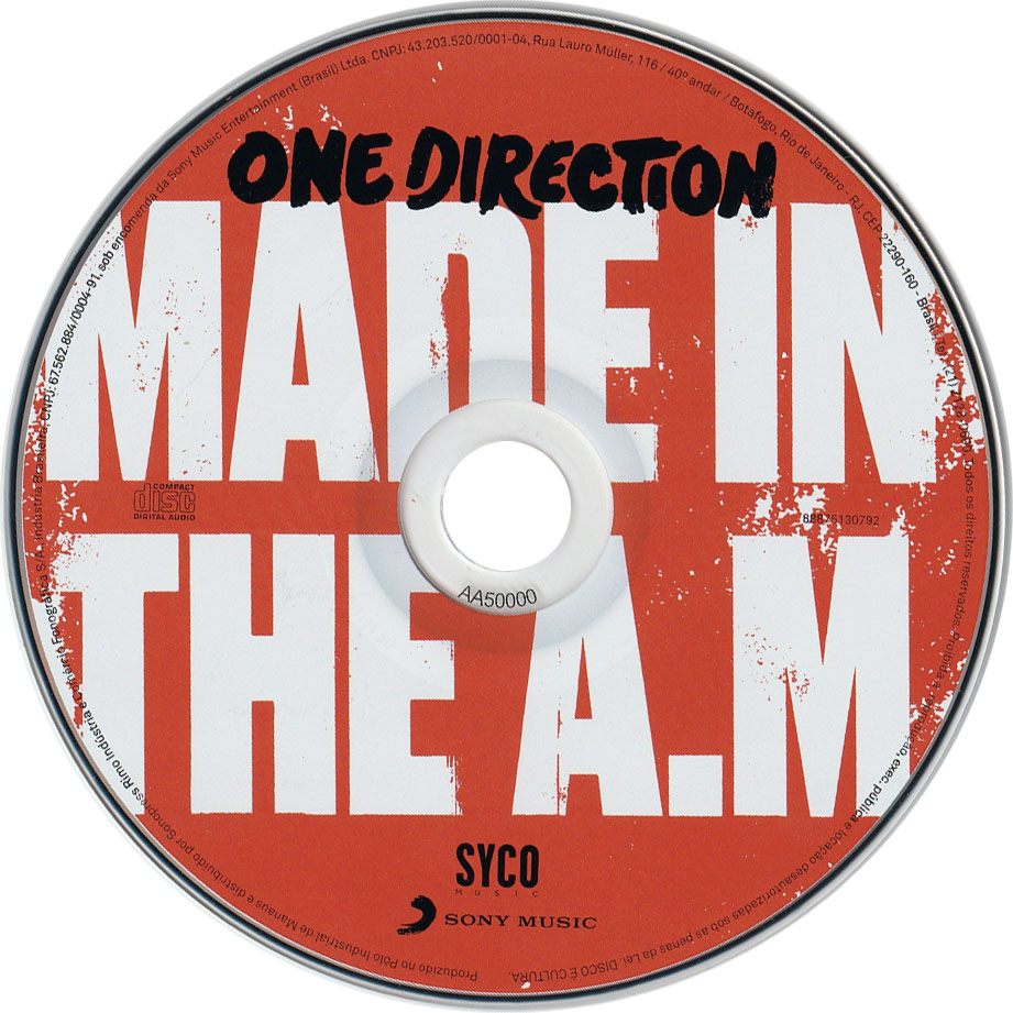 Cartula Cd de One Direction - Made In The A.m.