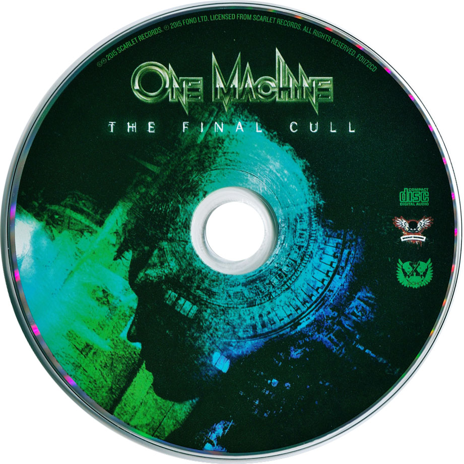 Cartula Cd de One Machine - The Final Cull