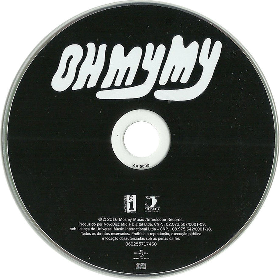Cartula Cd de Onerepublic - Oh My My (Deluxe Edition)