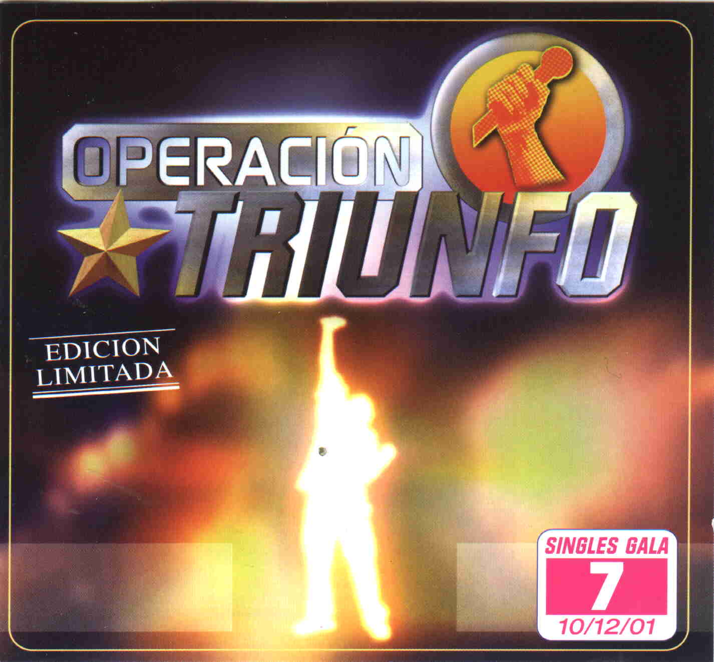 Cartula Frontal de Operacion Triunfo 2001-2002 Gala 7