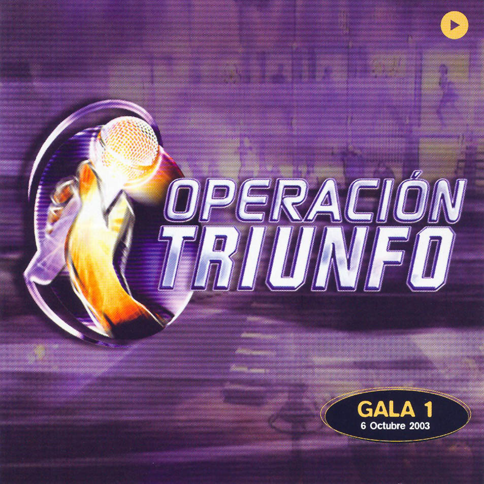 Cartula Frontal de Operacion Triunfo 2003-2004 Gala 1