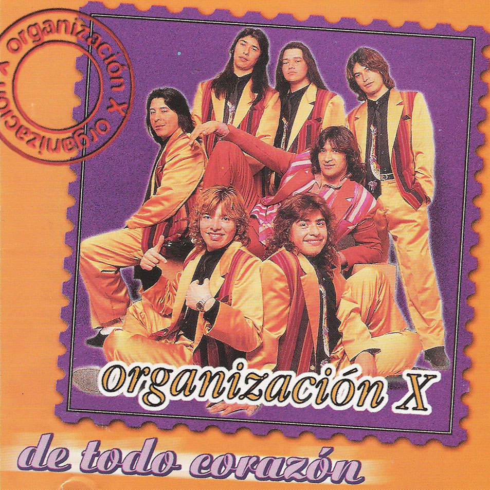 Cartula Frontal de Organizacion X - De Todo Corazon