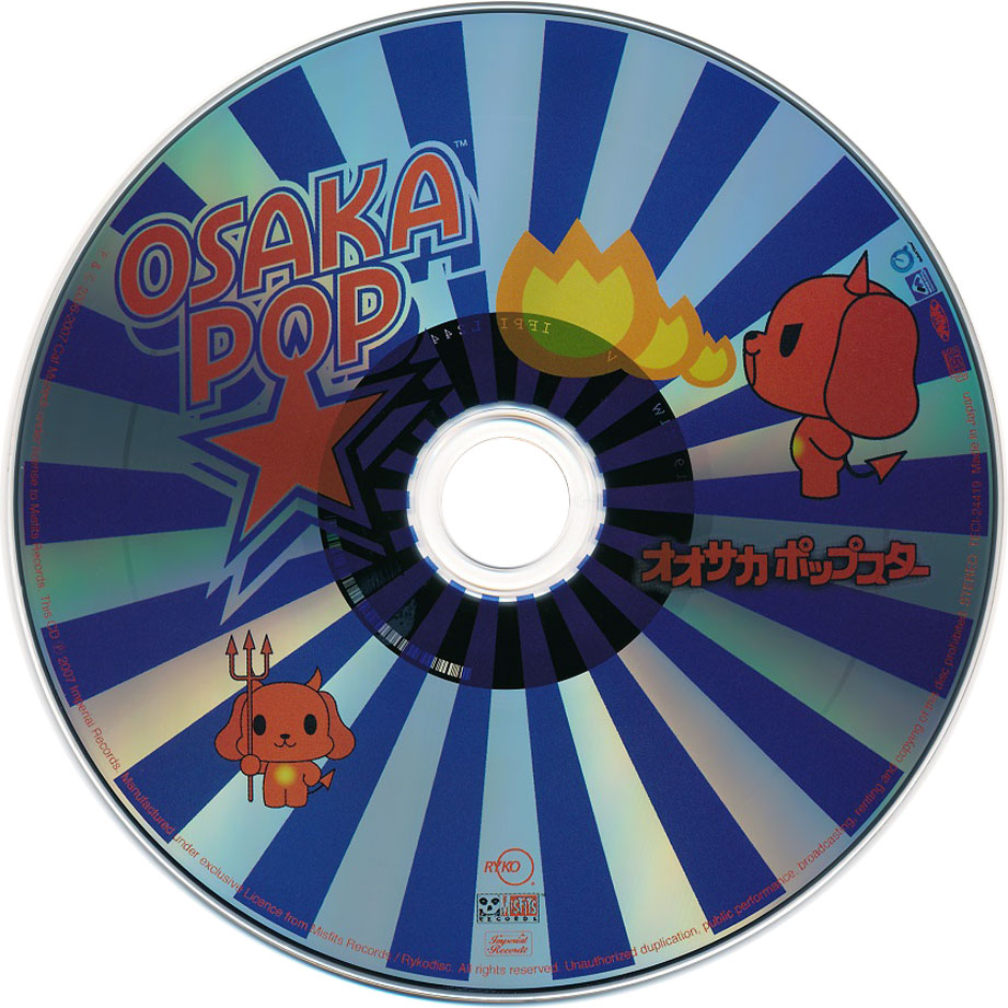 Cartula Cd de Osaka Popstar - Osaka Popstar And The American Legends Of Punk (Japan Edition)