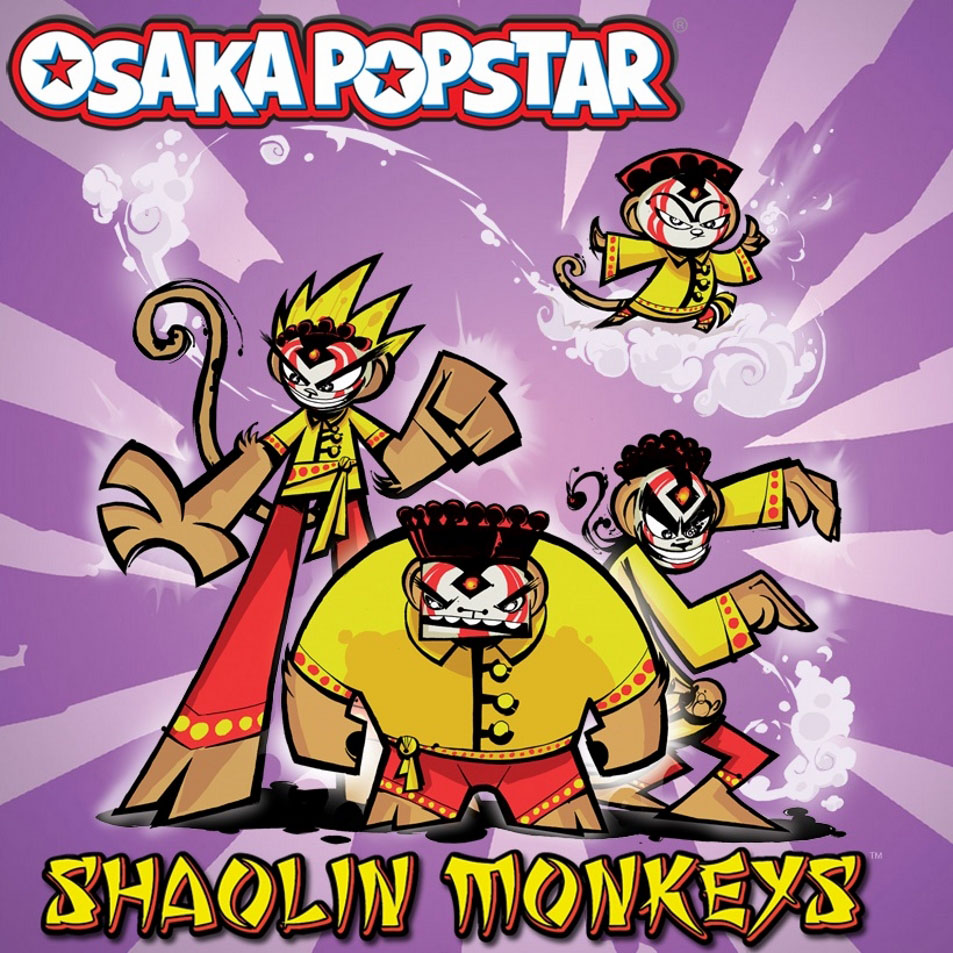 Cartula Frontal de Osaka Popstar - Shaolin Monkeys (Cd Single)