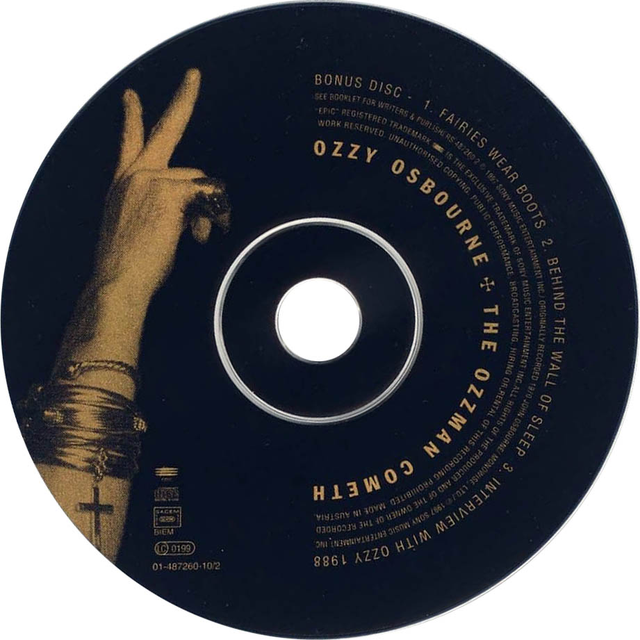 Cartula Cd2 de Ozzy Osbourne - The Ozzman Cometh