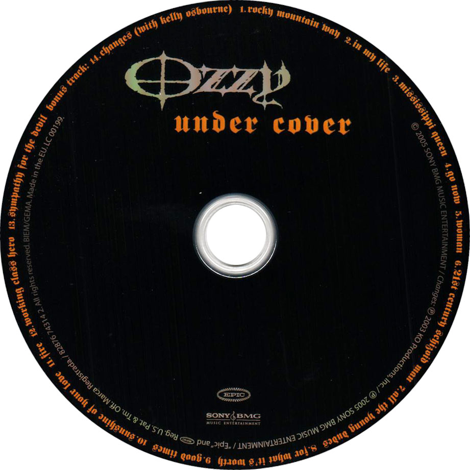 Cartula Cd de Ozzy Osbourne - Under Cover