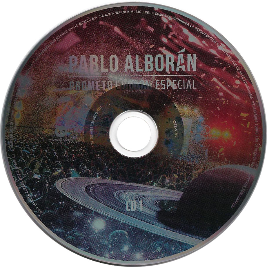 Cartula Cd1 de Pablo Alboran - Prometo (Edicion Especial)