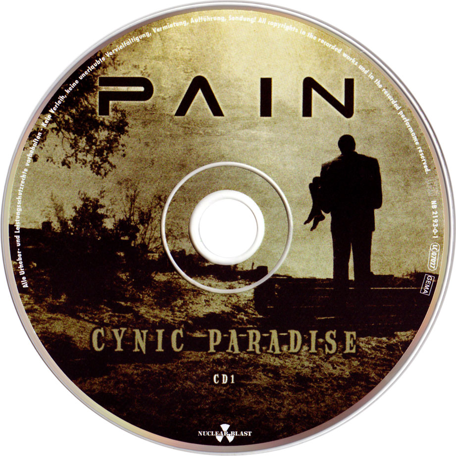 Cartula Cd1 de Pain - Cynic Paradise