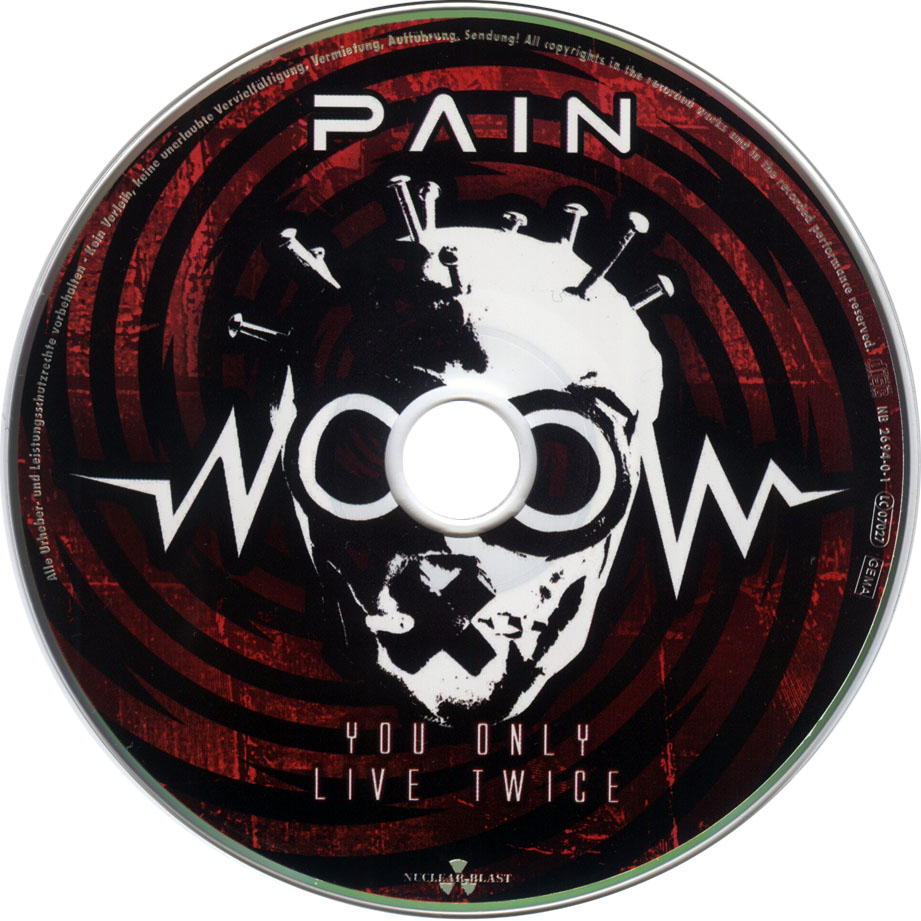 Cartula Cd1 de Pain - You Only Live Twice (Limited Edition)