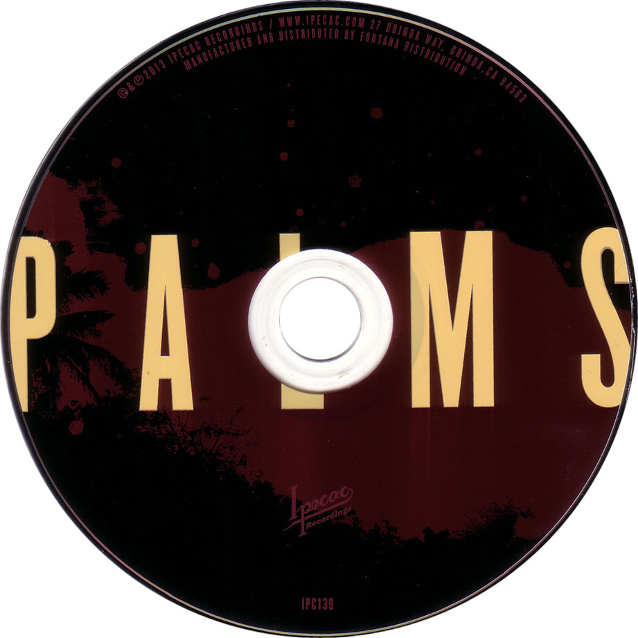 Cartula Cd de Palms - Palms